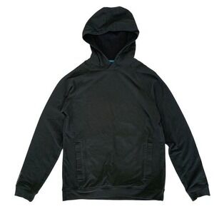 Devereux Golf Sweater Small Black Hooded Pullover Men Activewear Casual